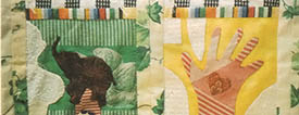 
Detail from Irena's Quilt.
